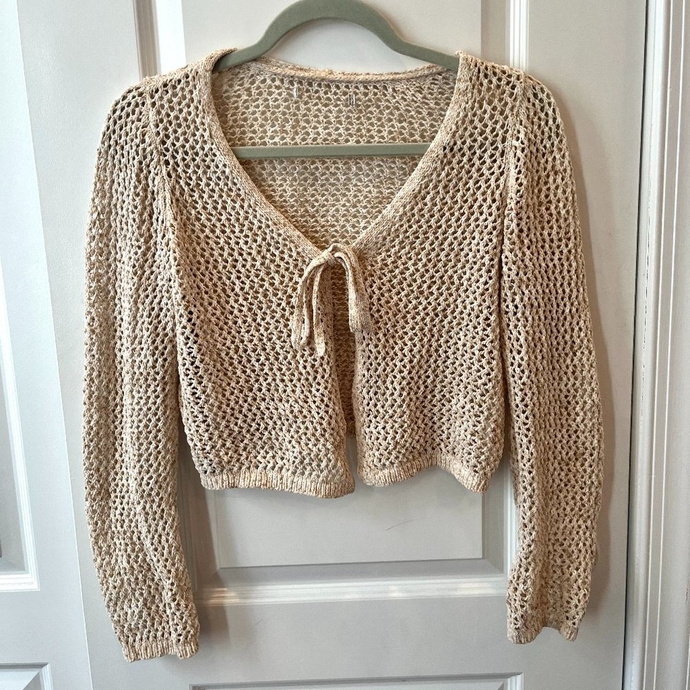 American Eagle Crochet Sweater